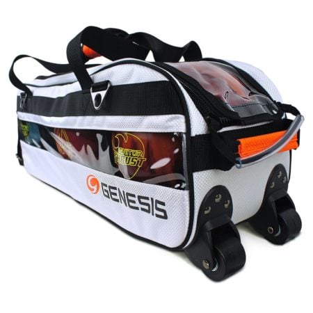 Genesis Sport 3-Ball Rolling Tote White