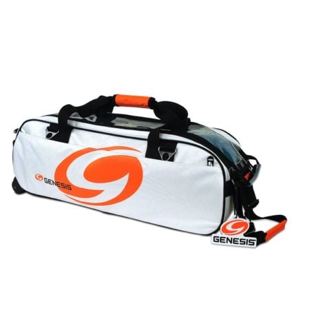 Genesis Sport 3-Ball Rolling Tote White