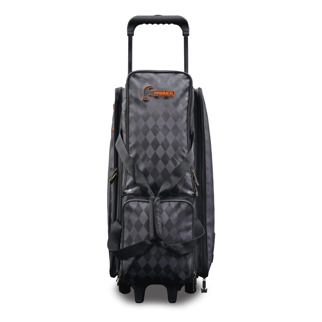 thumbnail image 2 of Hammer Carbon Shield Triple Roller Bowling Bag - Premium Ball Protection 2 of 9