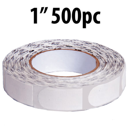 kr 1 inch white premium sure fit bowling tape 500 pieces