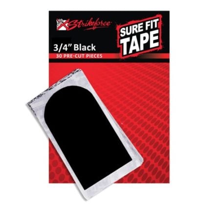 kr sure fit black bowling tape 34 inch 30 pieces