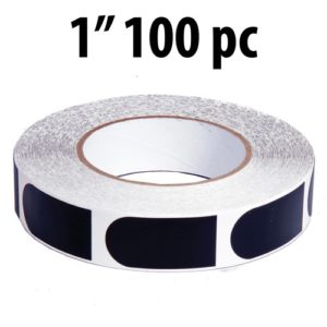 kr sure fit black bowling tape 1 inch 100 pieces