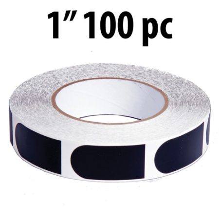 kr sure fit black bowling tape 1 inch 100 pieces
