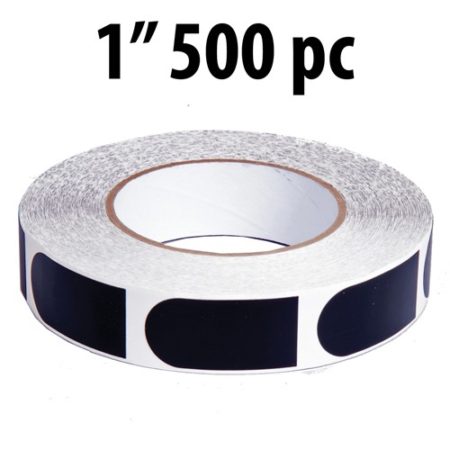 kr sure fit black bowling tape 1 inch 500 pieces