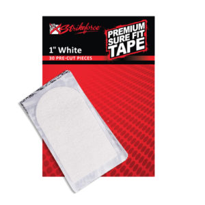 kr sure fit premium white tape 1 inch 30 pieces