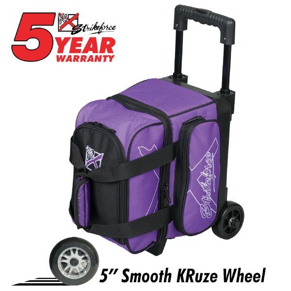 KR Hybrid Single Roller Bowling Bag - Purple