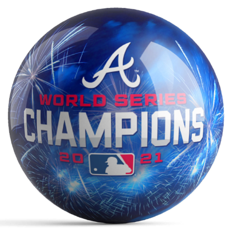 Atlanta Braves 2021 MLB World Series Champs Bowling Ball