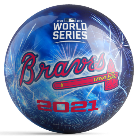 Atlanta Braves 2021 MLB World Series Champs Bowling Ball