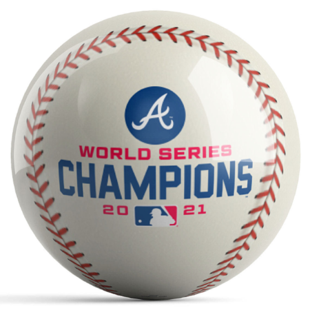 Atlanta Braves 2021 MLB World Series Champs Bowling Ball