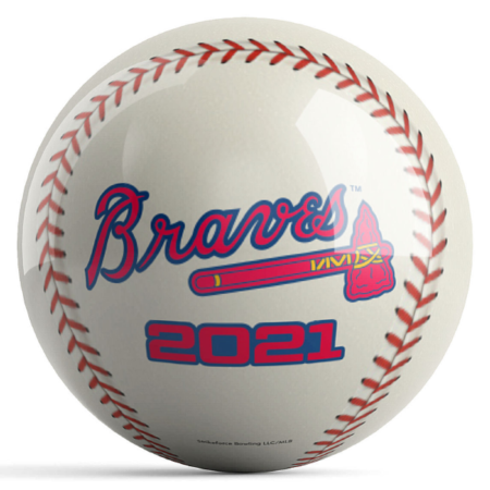 Atlanta Braves 2021 MLB World Series Champs Bowling Ball