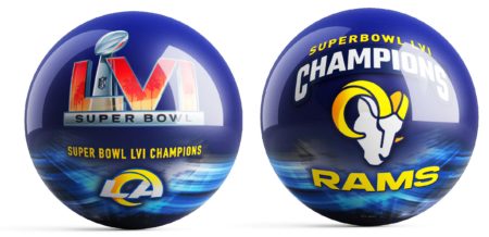 LA Rams Super Bowl Champs Bowling Ball