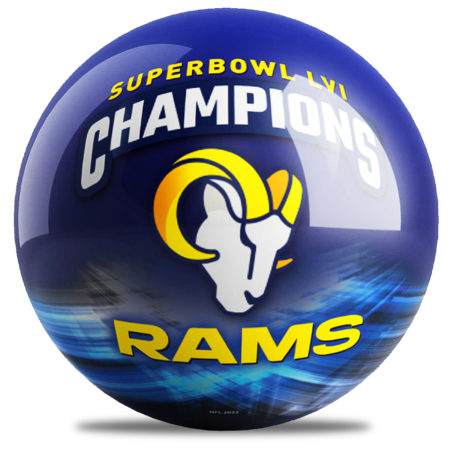 LA Rams Super Bowl Champs Bowling Ball