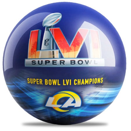 LA Rams Super Bowl Champs Bowling Ball