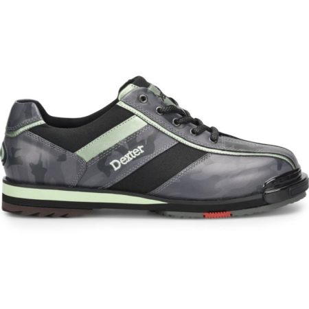 Dexter SST 8 Pro Men's Bowling Shoes Grey Camo/Metallic Green - Image 3