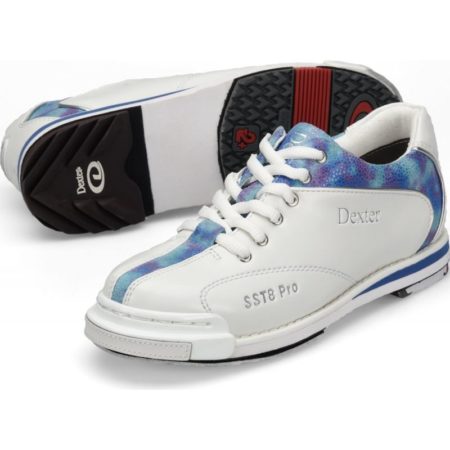 Dexter SST 8 Pro Women's Bowling Shoes White/Blue/Tie Dye - Image 2