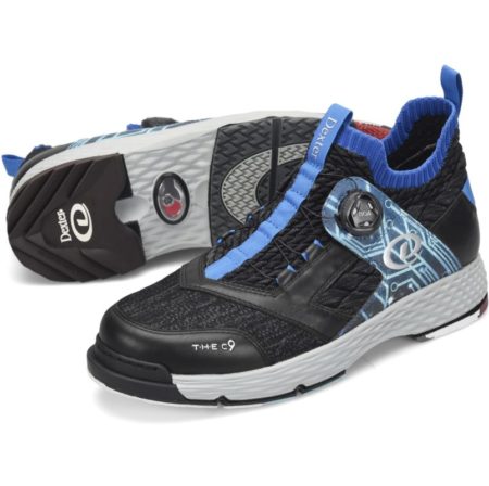 Dexter THE C9 Sidewinder BOA Bowling Shoes Black/Blue - Image 2