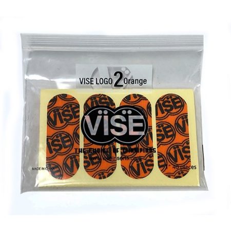 Vise 1" Pre-Cut VISE Logo Tape Orange