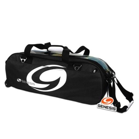 Genesis Sport 3-Ball Rolling Tote Black