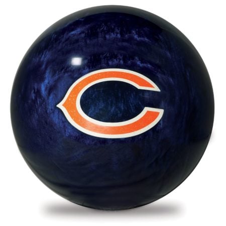 Chicago Bears NFL Engraved Plastic Bowling Ball - Image 2