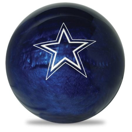Dallas Cowboys NFL Engraved Plastic Bowling Ball - Image 2