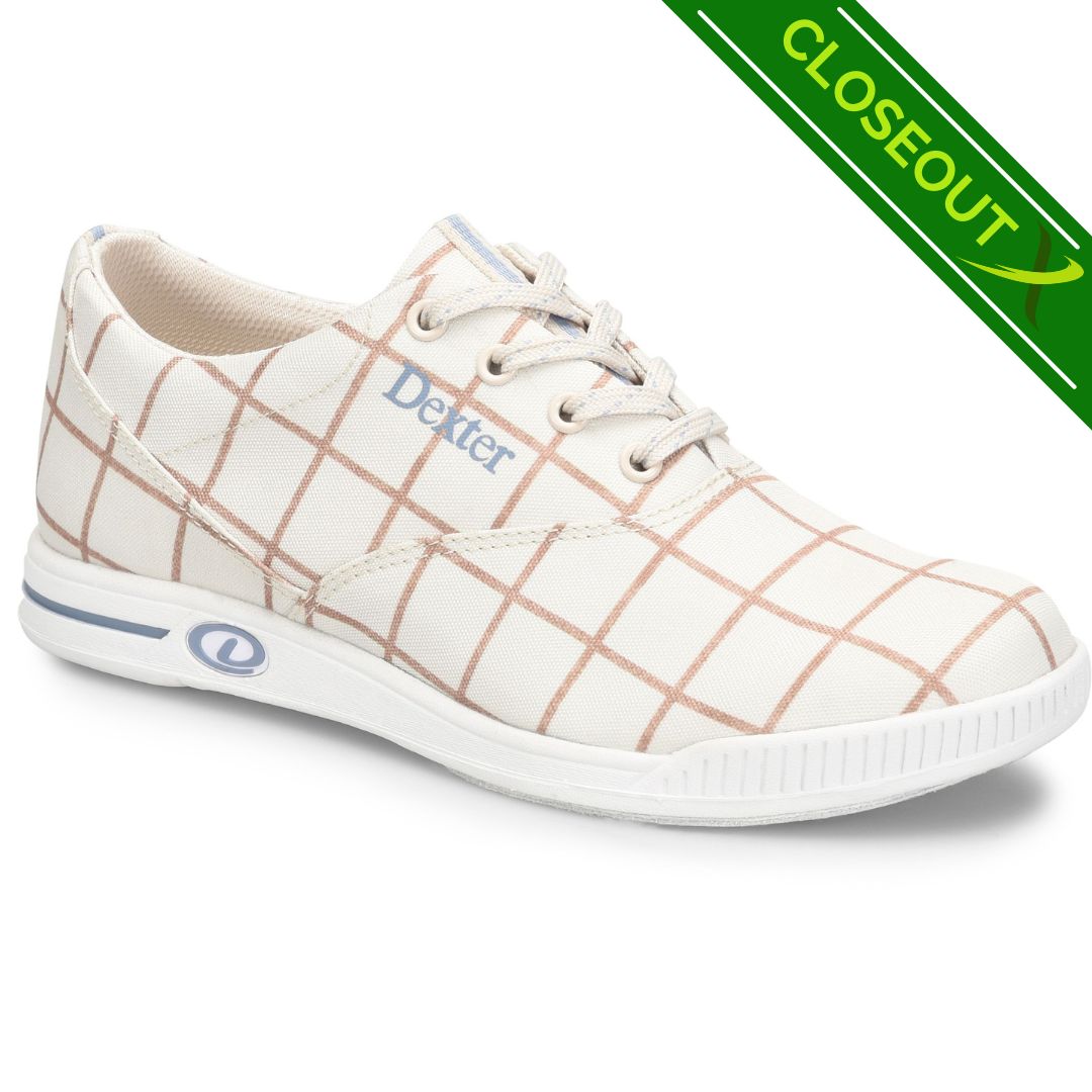 Dexter Kerrie Cream Plaid Women s Bowling Shoes BowlerX