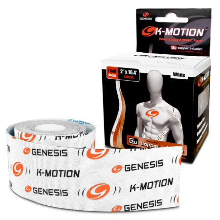 Genesis K-Motion Tape Uncut Roll - White