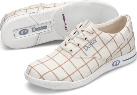 Dexter Kerrie Cream Plaid Women's Bowling Shoes - Image 2