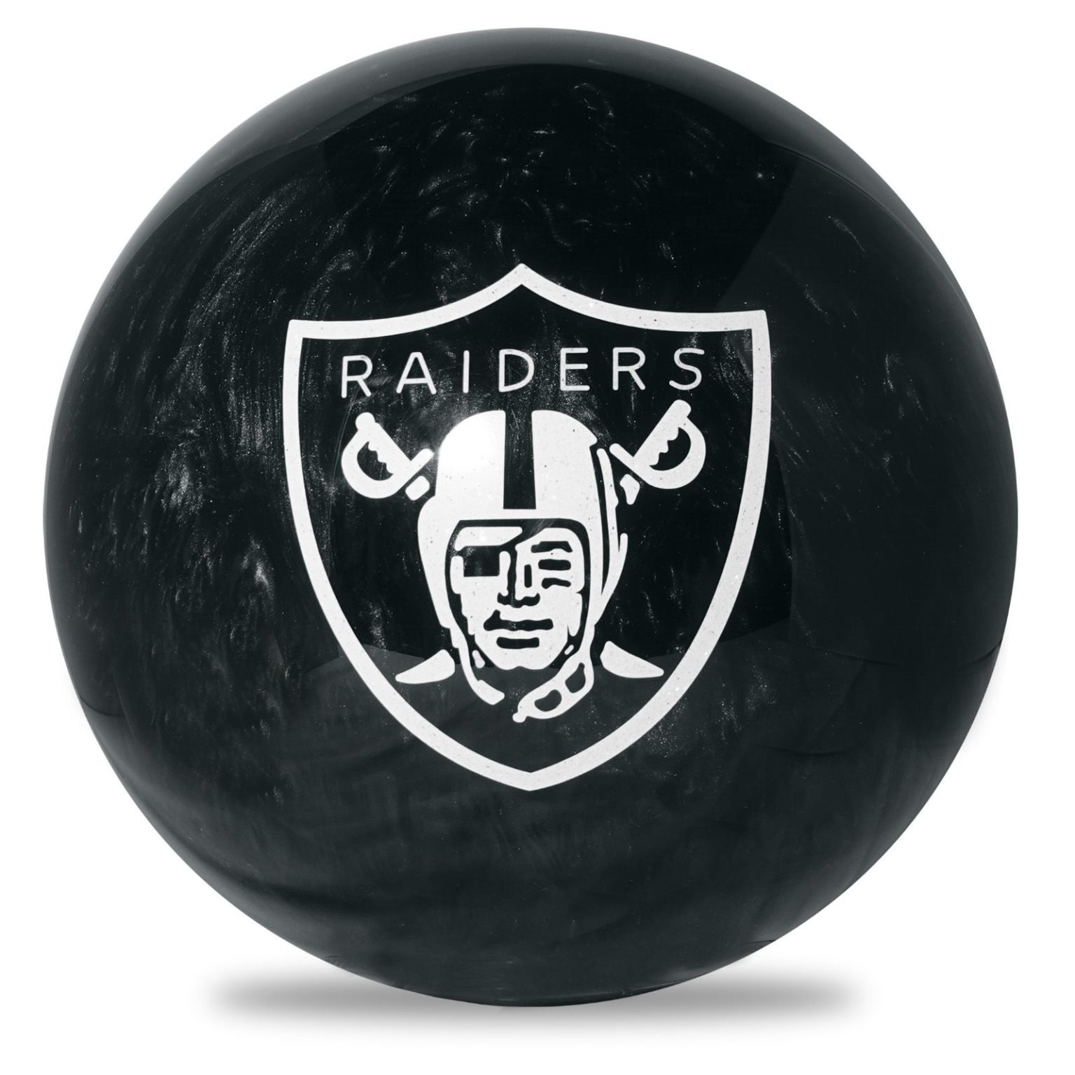 Las Vegas Raiders NFL Engraved Plastic Bowling Ball