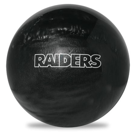 Las Vegas Raiders NFL Engraved Plastic Bowling Ball