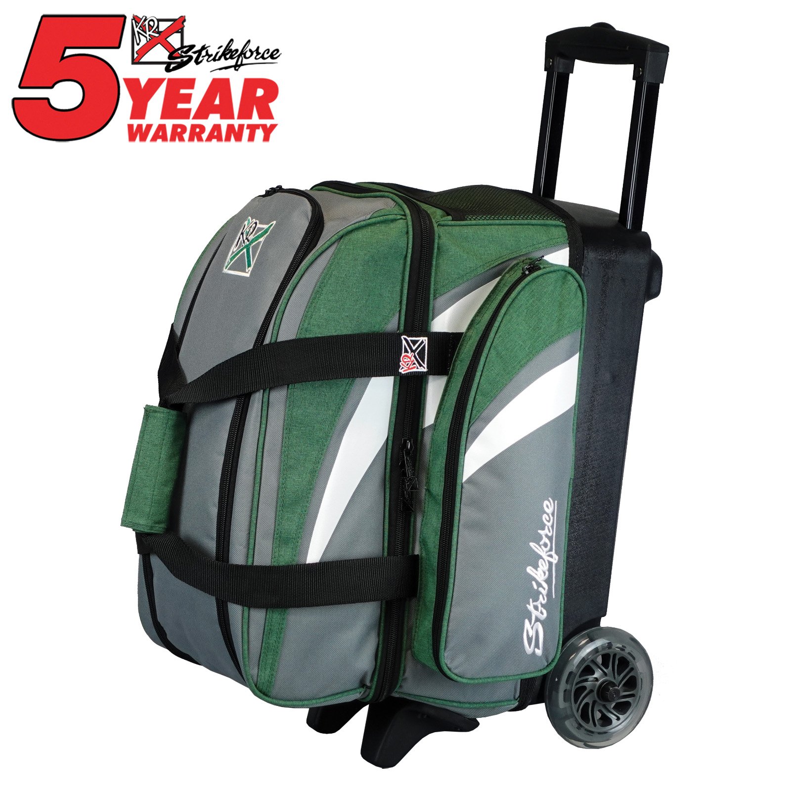 Genesis Sport Double Roller White Bowling Bag | Bowling.Com