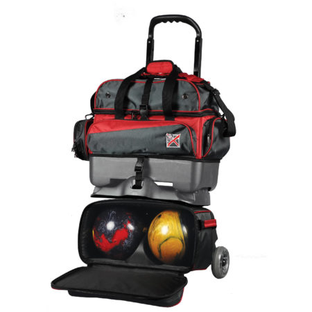 KR Konvoy 4-Ball Roller Red/Smoke - Image 2