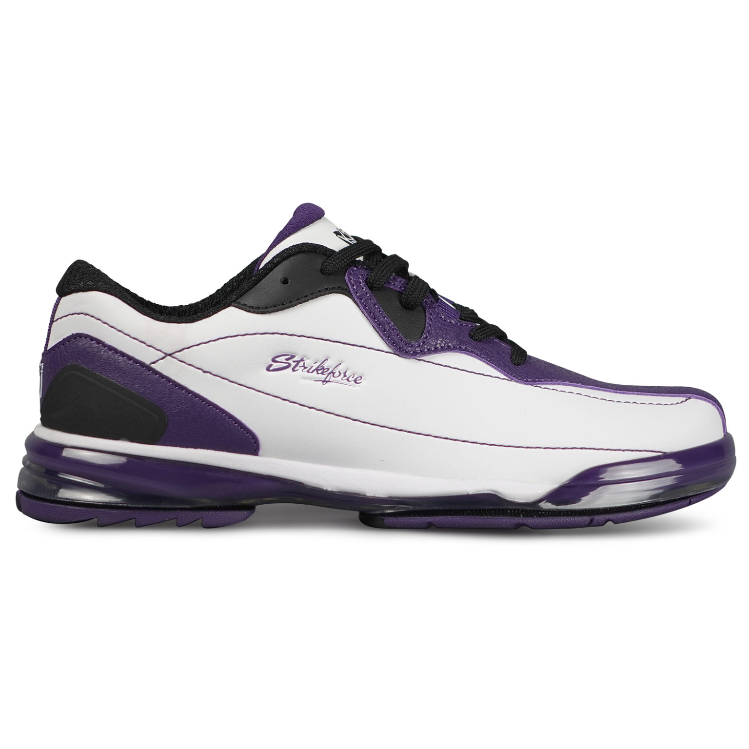 KR Strikeforce Dream White/Purple Right Handed Women's Bowling Shoes