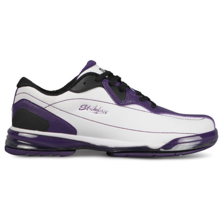 KR Strikeforce Dream White/Purple Right Handed Wide Width Women's Bowling Shoes - Image 4