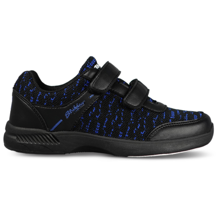 KR Strikeforce Flyer Mesh Lite Black/Royal Velcro Youth Bowling Shoes - Image 4