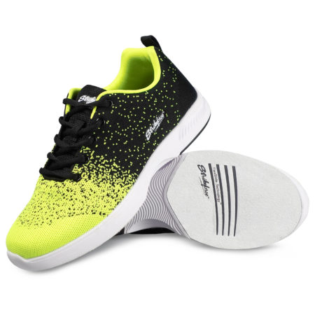 KR Strikeforce Galaxy Black/Neon Men's Bowling Shoes - Image 3