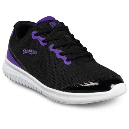 KR Strikeforce Glitz Black/Purple Women's Bowling Shoes - Image 2
