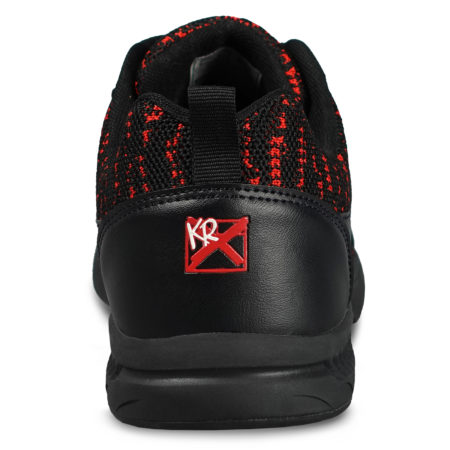 KR Strikeforce Men's Flyer Mesh Lite Black/Cardinal Bowling Shoes - Image 2