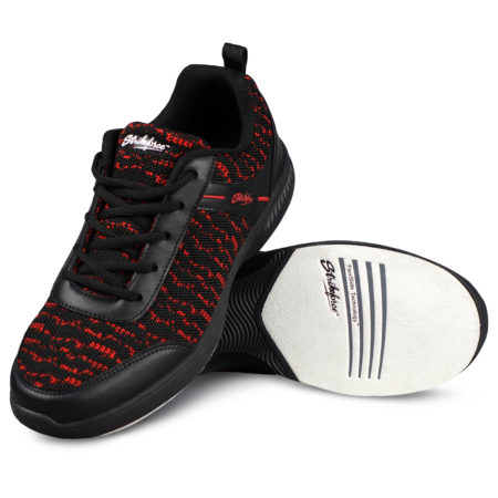 KR Strikeforce Men's Flyer Mesh Lite Black/Cardinal Bowling Shoes - Image 5