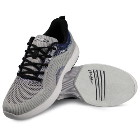 KR Strikeforce Summit Grey/Navy Men's Bowling Shoes - Image 2
