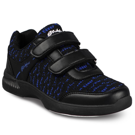 KR Strikeforce Flyer Mesh Lite Black/Royal Velcro Youth Bowling Shoes