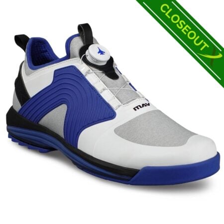 KR Strikeforce Maverick FT White/Blue/Black Bowling Shoes Right Handed