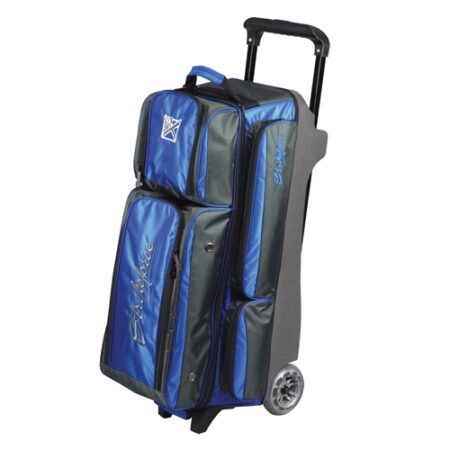 kr strikeforce konvoy blue smoke triple roller bowling bag