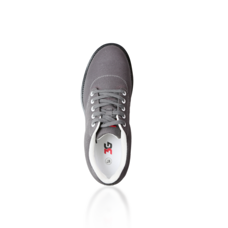 3G Kicks Go Unisex Bowling Shoes Charcoal/Canvas - Image 3