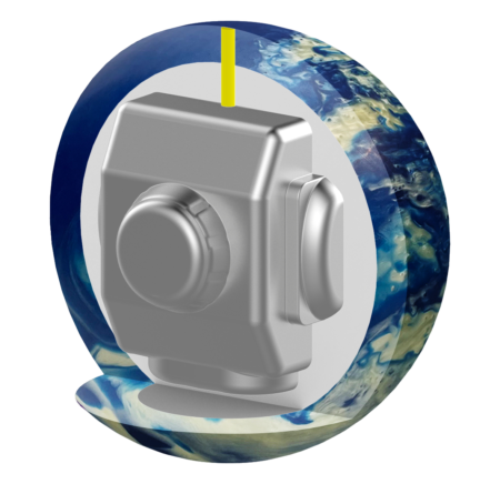 Lord Field Blizzard Whiteout Bowling Ball - Image 2