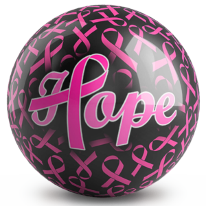 Pink Ribbons Hope Bowling Ball