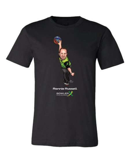 Ronnie Russell PBA Caricature Bowling Shirt