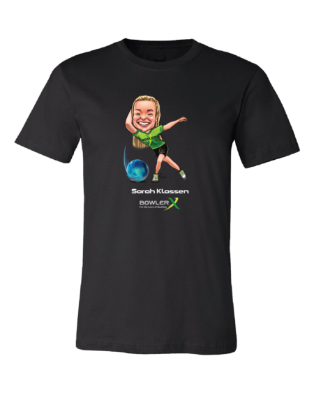 Sarah Klassen PWBA Caricature Bowling Shirt