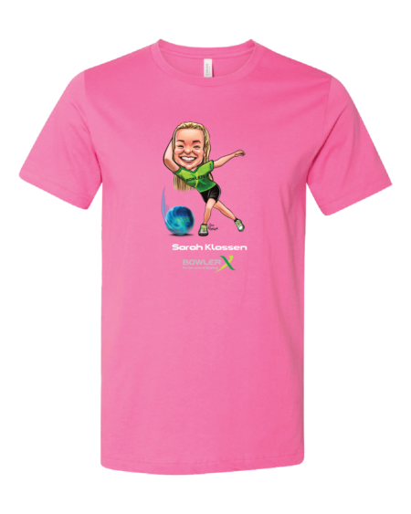Sarah Klassen PWBA Caricature Bowling Shirt - Image 4