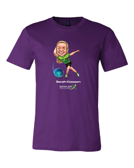 Sarah Klassen PWBA Caricature Bowling Shirt - Image 3