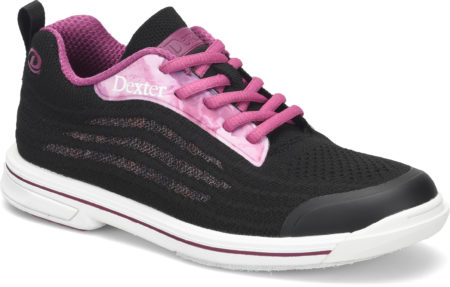 Dexter Dexlite Knit Black/Pink Women's Bowling Shoes
